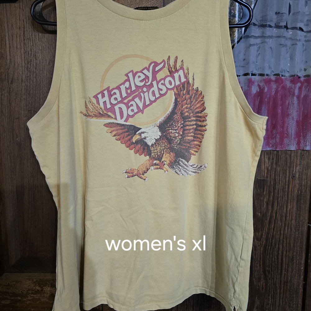 Harley-Davidson Women's Gold Eagle Muscle Tee